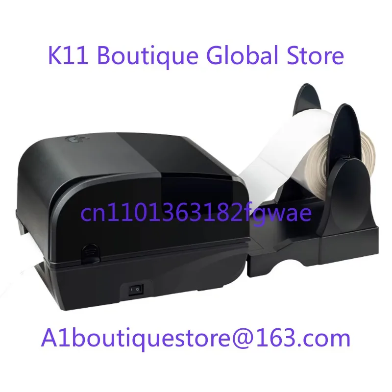4-Inch Thermal Transfer Label Printer with USB Ribbon Washing Label Apparel Label Manufacturer, Software for Washing