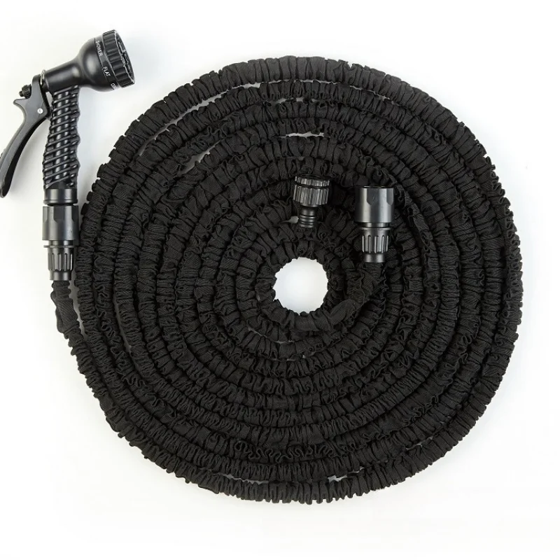 LUSQI 100FT Portable High Pressure Hose For Car Cleaning Home Garden Irrigation Spray Gun 7Water Spraying Functions Hose