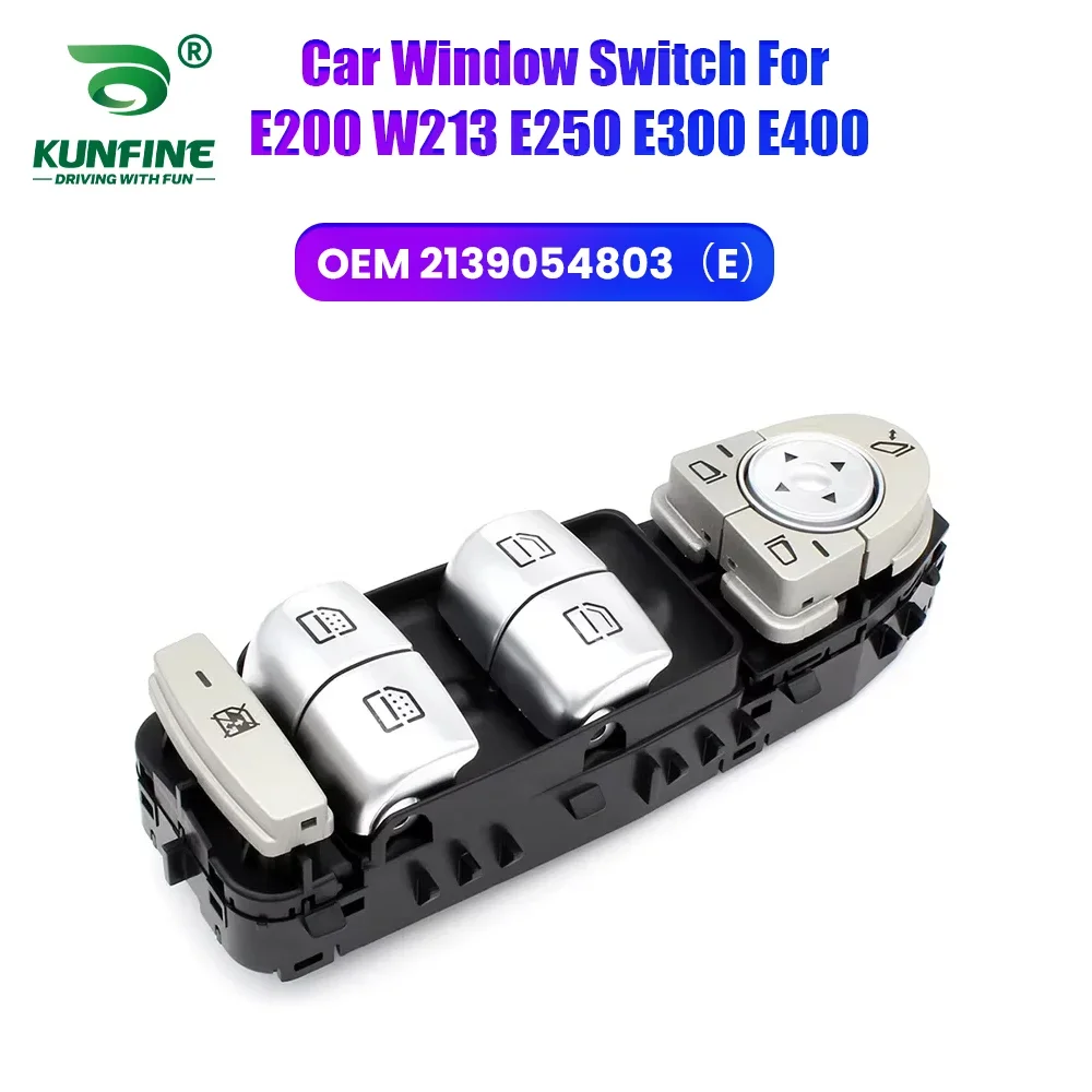 

Car Window Switch Button Front Left Power Master Control For Benz E200 E250 W213 2017 Part NO. 2139054803(E)