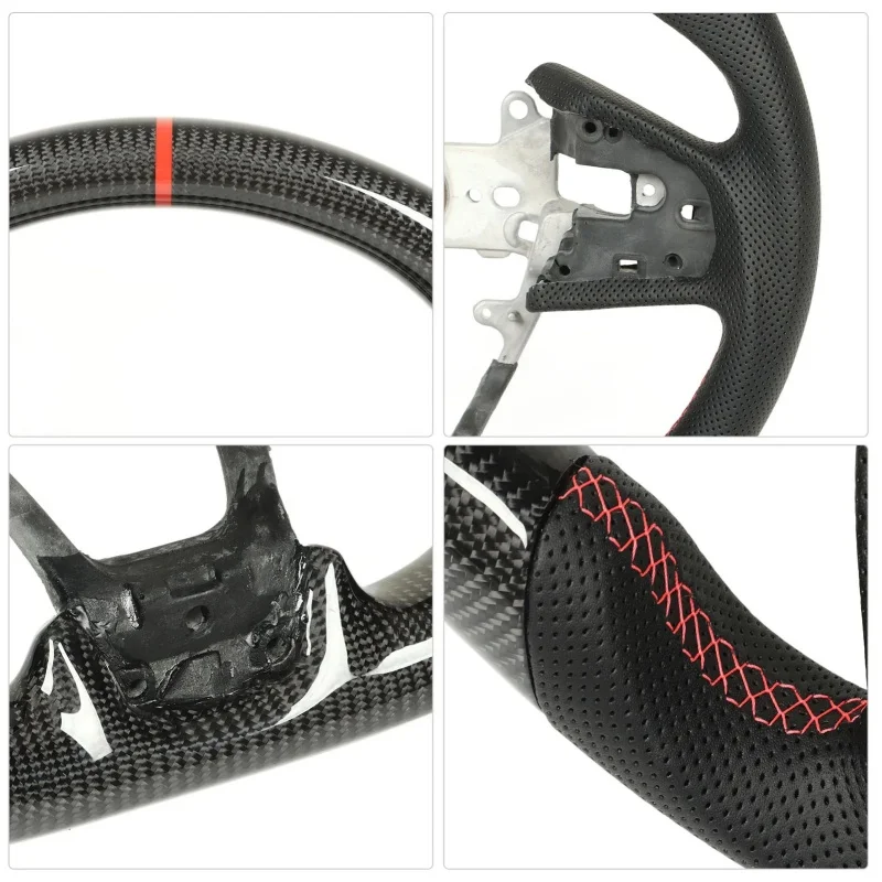 Carbon Fiber Steering Wheel For Honda Tenth Generation Civic 2017‑2021 LED Steering Wheel Modification Accessories Customization