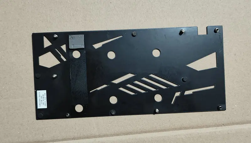 The Backplate for GALAX RTX2060 Super Video Card