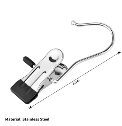 Приставной столик, 5 шт. премиальных прищепок из нержавеющей стали с крючком для белья, брюк и одежды
