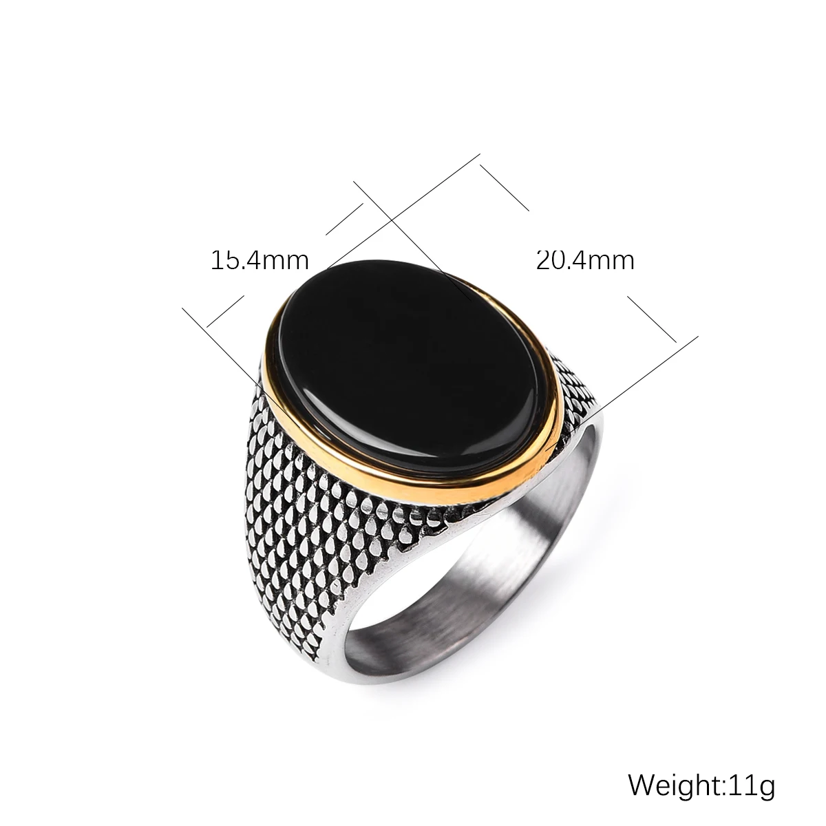 New trendy high quality 316L stainless steel ring fashion trend jewelry