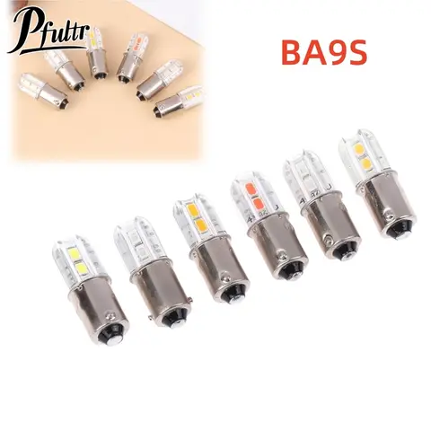 1Pcs BA9S Led Bulb 6V Upgrade Bulbs 4LED Lamp Replacement For Flashlight Headlight Motor Bicycle Lighting Instrument LED Bulb
