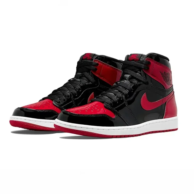 Nike Air Jordan 1 Men's and Women's high heel Basketball Shoes Fashion Versatile Outdoor Sports Shoes