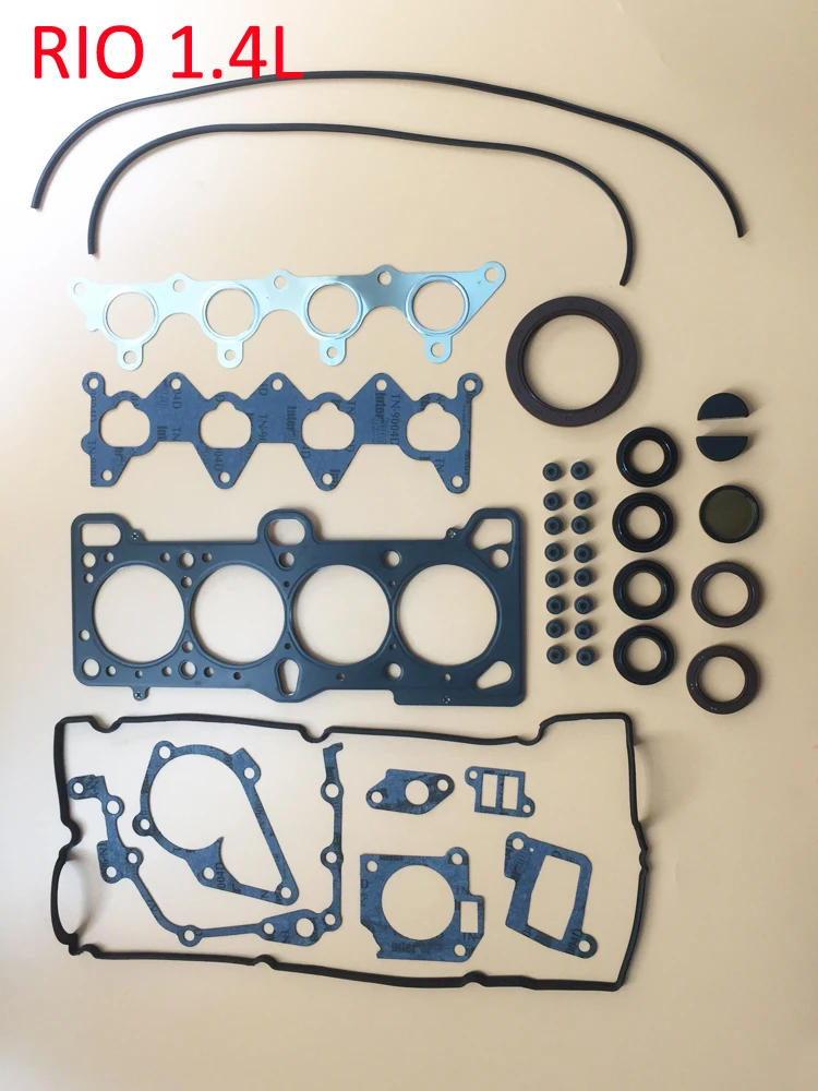 Full G4EE Gasket Set Overhaul Kit Rebuilding Kits 20910-26L00 for Hyundai Accent Getz Verna 1399CC 1.4L Petrol 16V 2005-