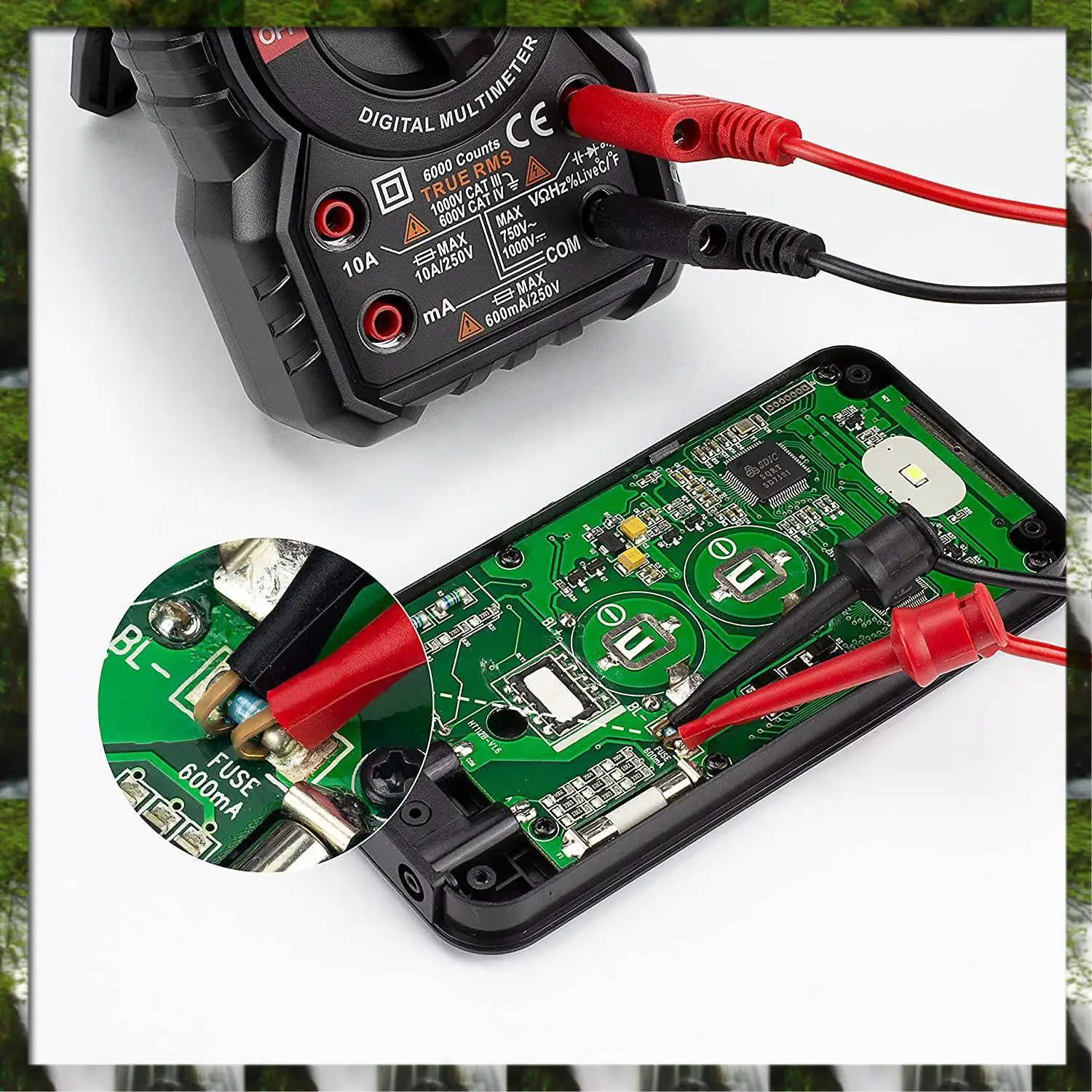 The New 5PCS Test Hook Wire Stackable Banana Plug To Mini Grabber Multimeter Test Lead Set Flexible Wire Leads 500V/5V 39 Inch