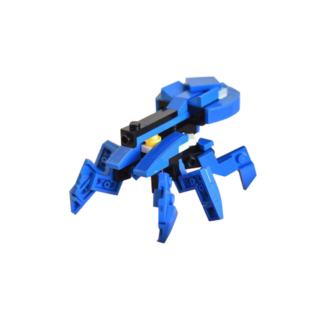 MOC Building Block Set para Crianças, Mecha, Aranha, Tanques Robôs, Canhão, Animais, Veneno Mecânico, Brinquedos de Tijolo, Presente, Gobricks