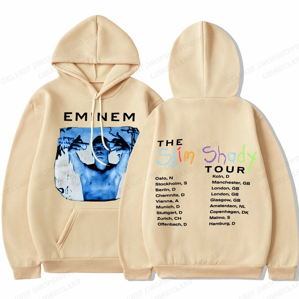 Hip Hop Eminem Hoodie Men Women Fashion Hoodies Kids Hoodies Women Sweatshirts Boy Coats Slim Shady Sweats Rapper Clothes Punk