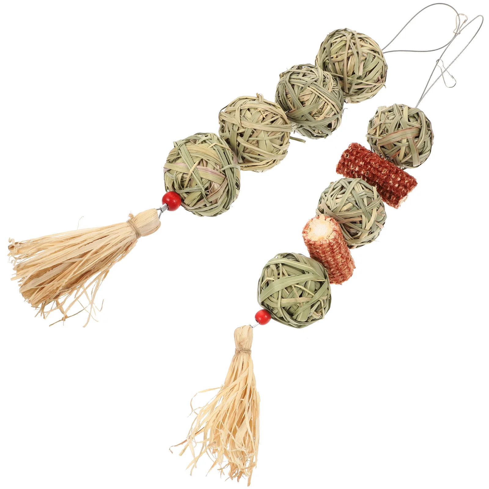 2 قطعة كرات مضغ الحيوانات الأليفة الصغيرة الهامستر أرنب خنزير غينيا الأسنان طحن العض مضغ لوازم قفص اكسسوارات للأرانب