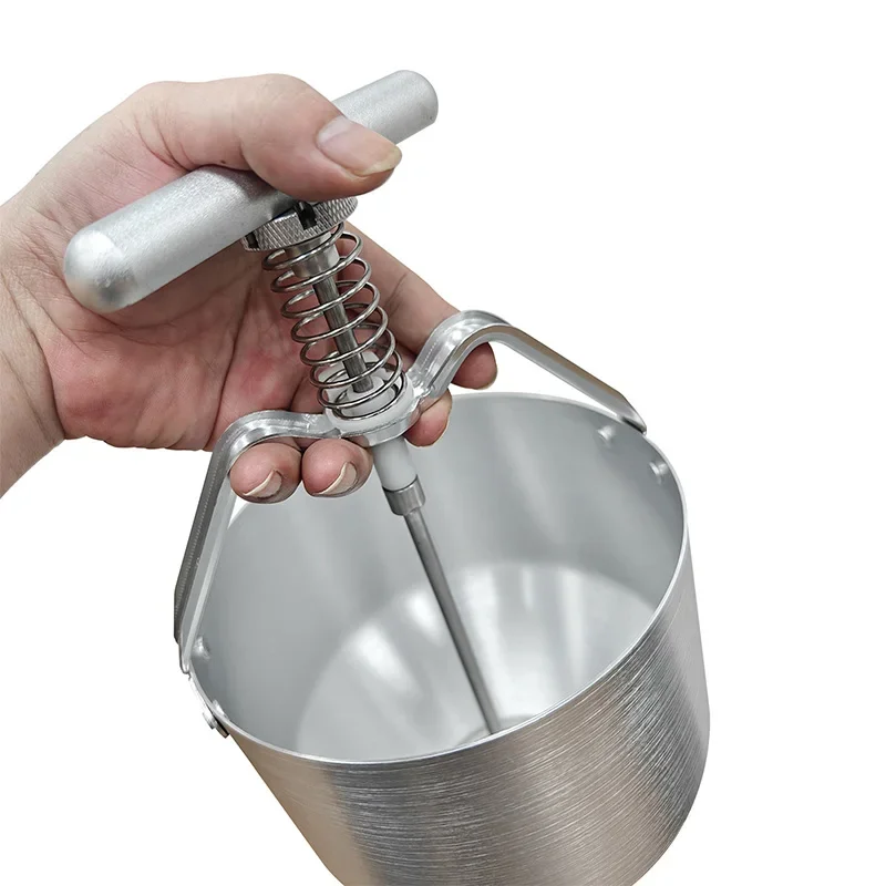 Mini Manual Donut Maker, Extrusion-Style Molding Device, Donut Mold, Manual Batter Dispenser, 6-Level Thickness Adjustment