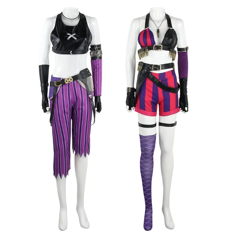 

Anime Cos Kleidung Halloween Jinx das gleiche Spiel Anzug Cosplay sekundäre Yuan Bühne Performance Kleidung Cosplay Costume