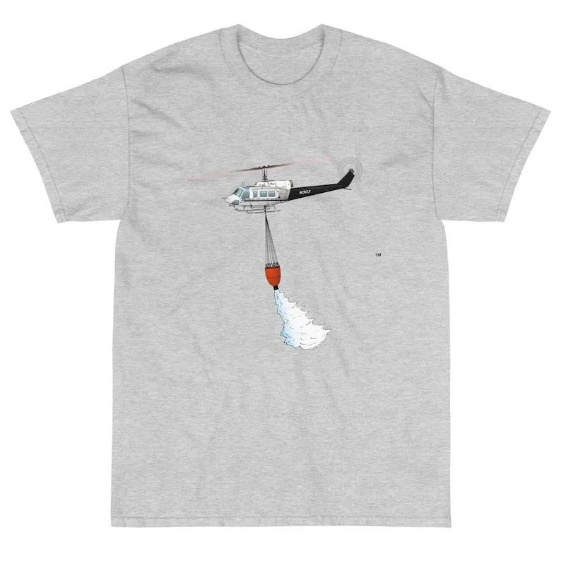 Helicopter with water bucket Custom T-Shirt Personalized Your