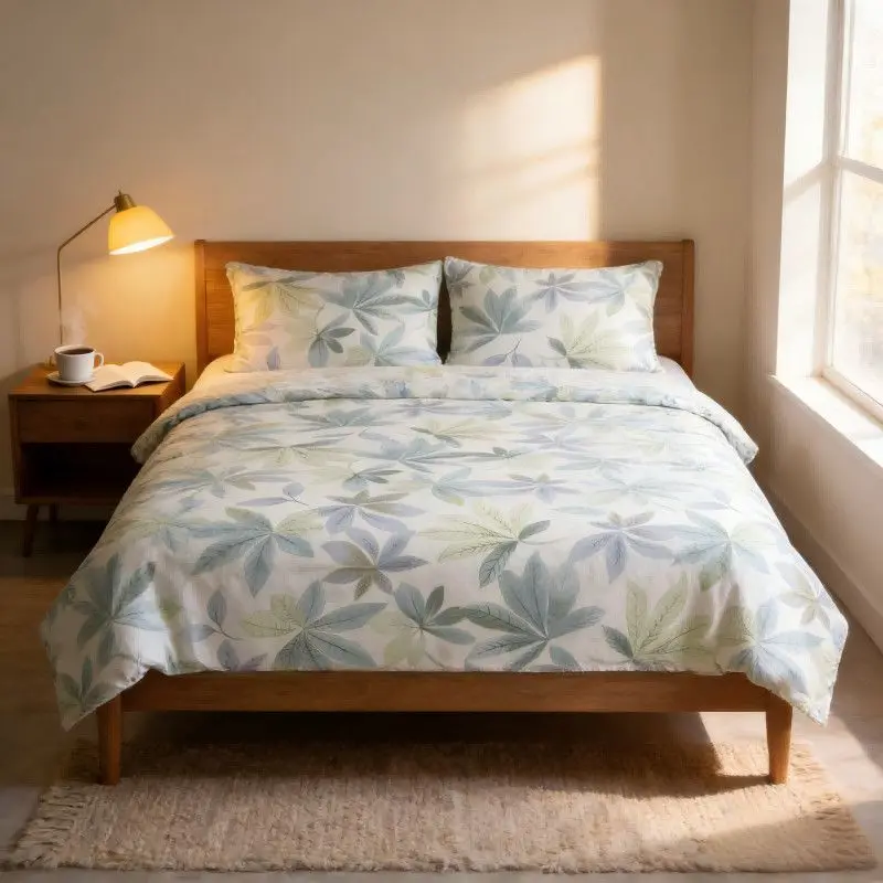 Beautiful Fresh Elegant Breathable Duvet Cover - Perfect Companion for All Seasons,  Essential for Bedroom, Hotel & Guest Room