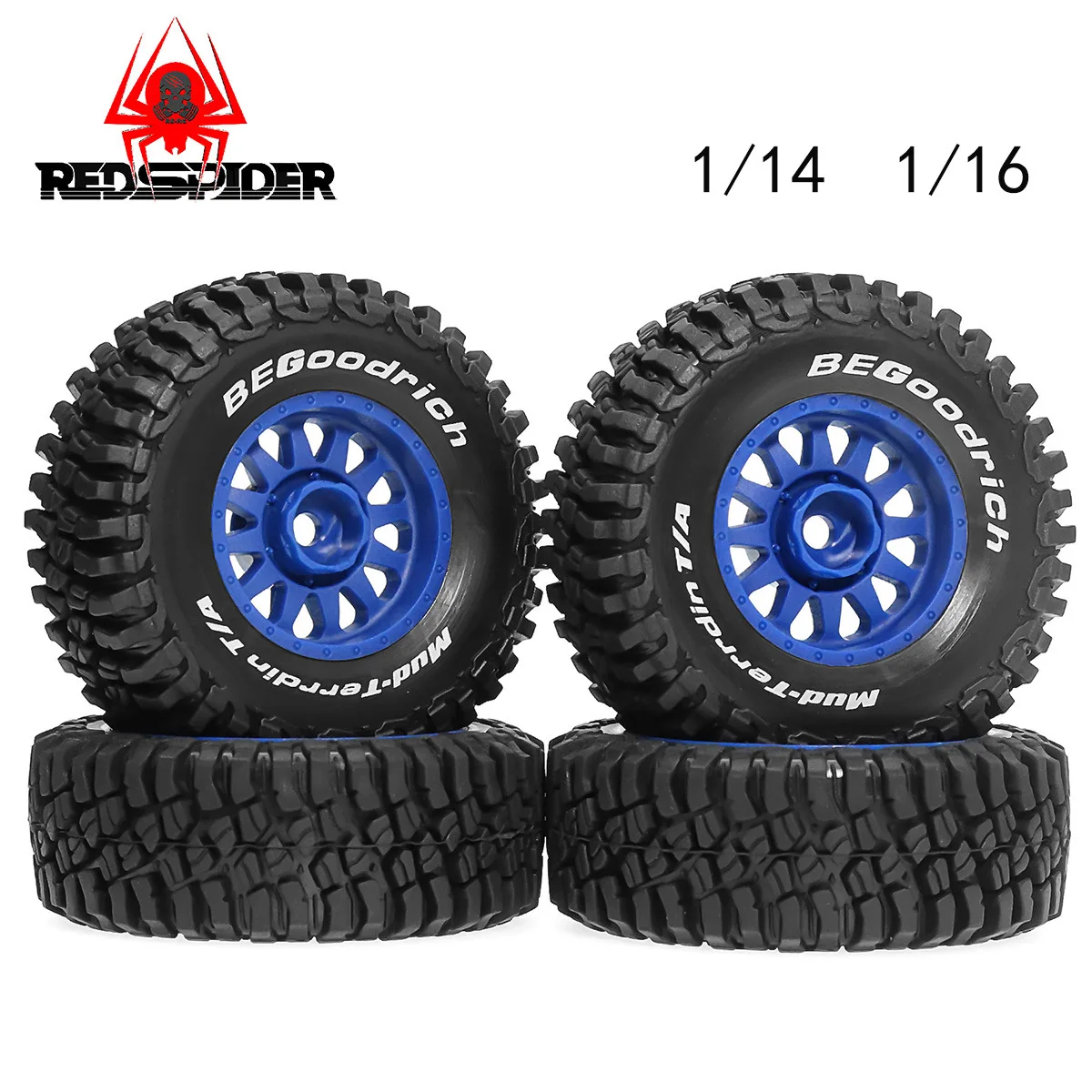 4 قطعة 1/14/16 عام ARRMA موهافي Meigaxin 14211 JJRC شاحنة قصيرة Q130 Haiboxing 3100a الإطارات #5