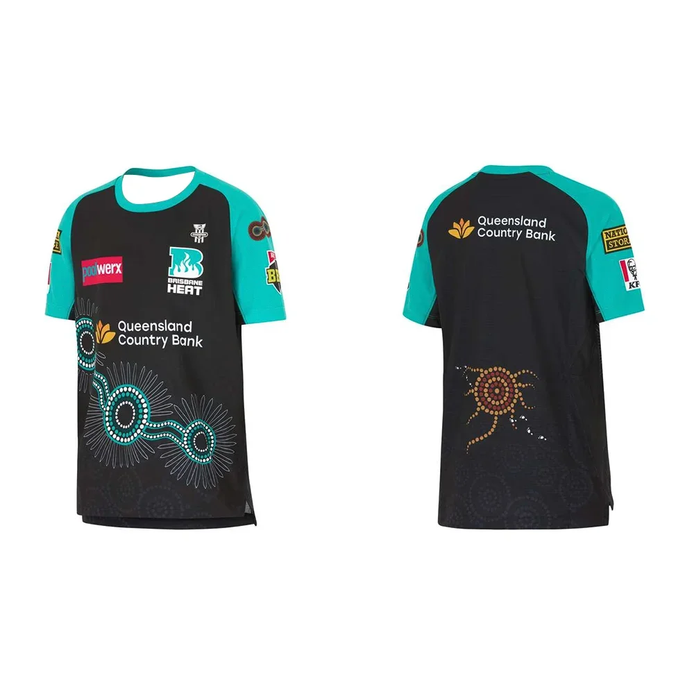 24/25 Australia Cricket Training Jerseys Sports Jerseys Must-have Jerseys For Fans Brisbane Heat 3D