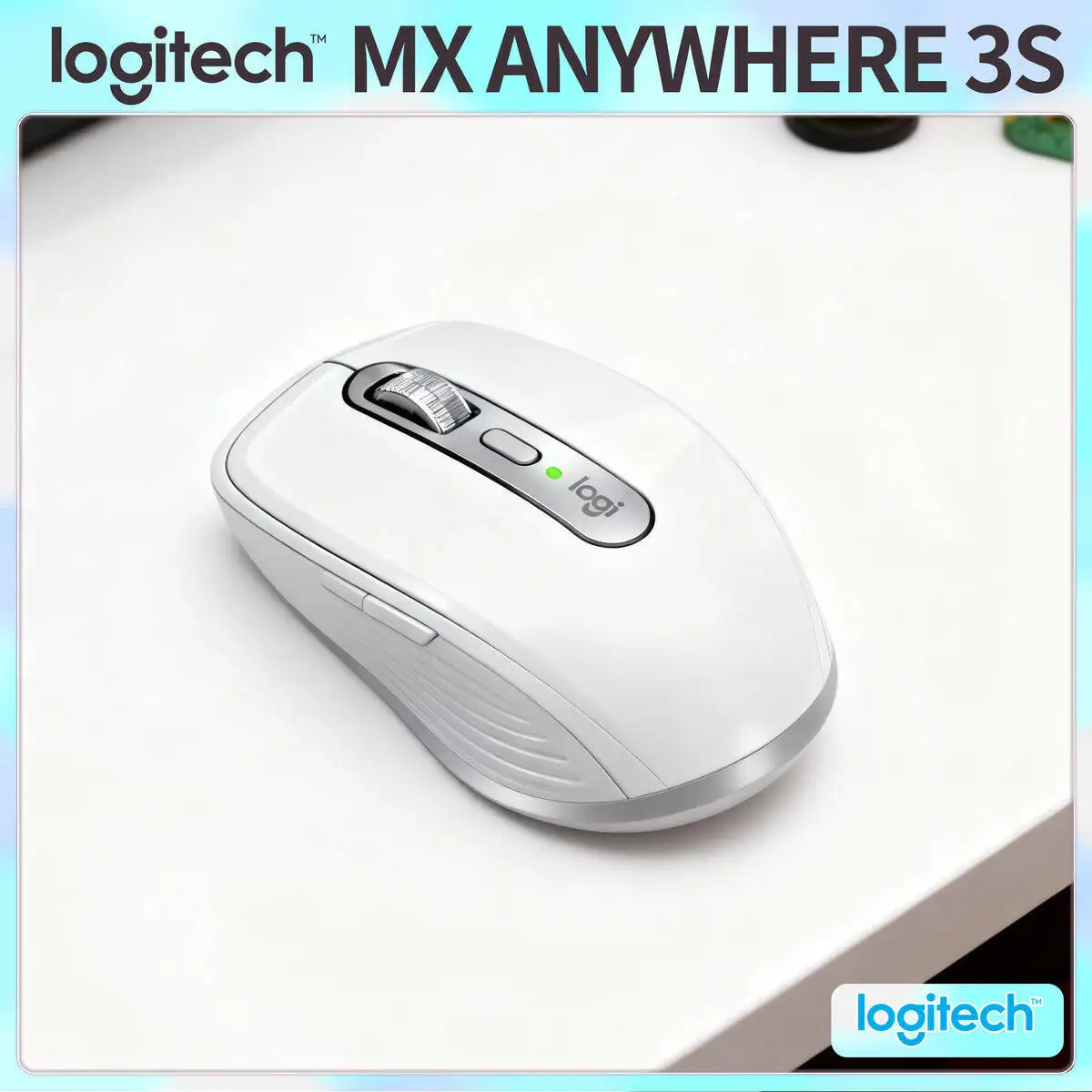 

Logitech MX Anywhere 3S Compact Mouse for Business Executives Portable Rechargeable Travel