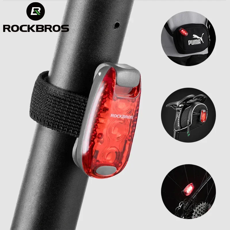 

Bike Tail Light MTB Road Bike Light Night Safe Warning LED Light Cycling Running Helmet Tail Light Bicycle Accessories