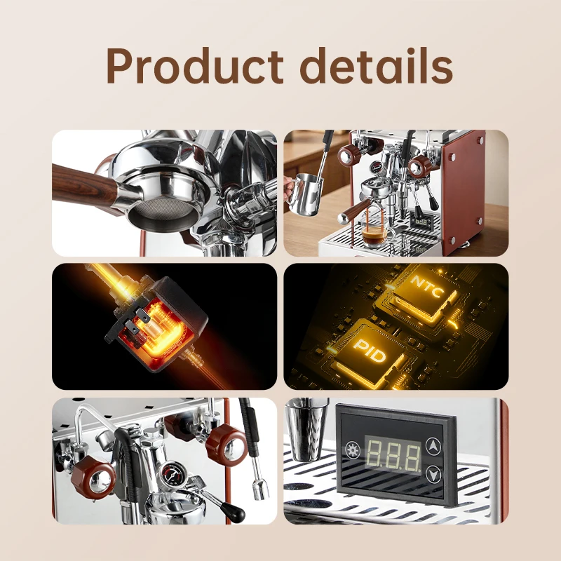 Semi Automatic Vibration Pump Commercial E61Single Group Espresso Coffee Maker Stainless Steel Coffee Maker For Commercial Use