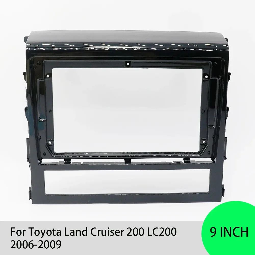 

Для Toyota Land Cruiser 200 LC200 2006-2009 9-дюймовая Автомобильная рамка Fascia Adapter Canbus Box Decoder Android радио приборная панель