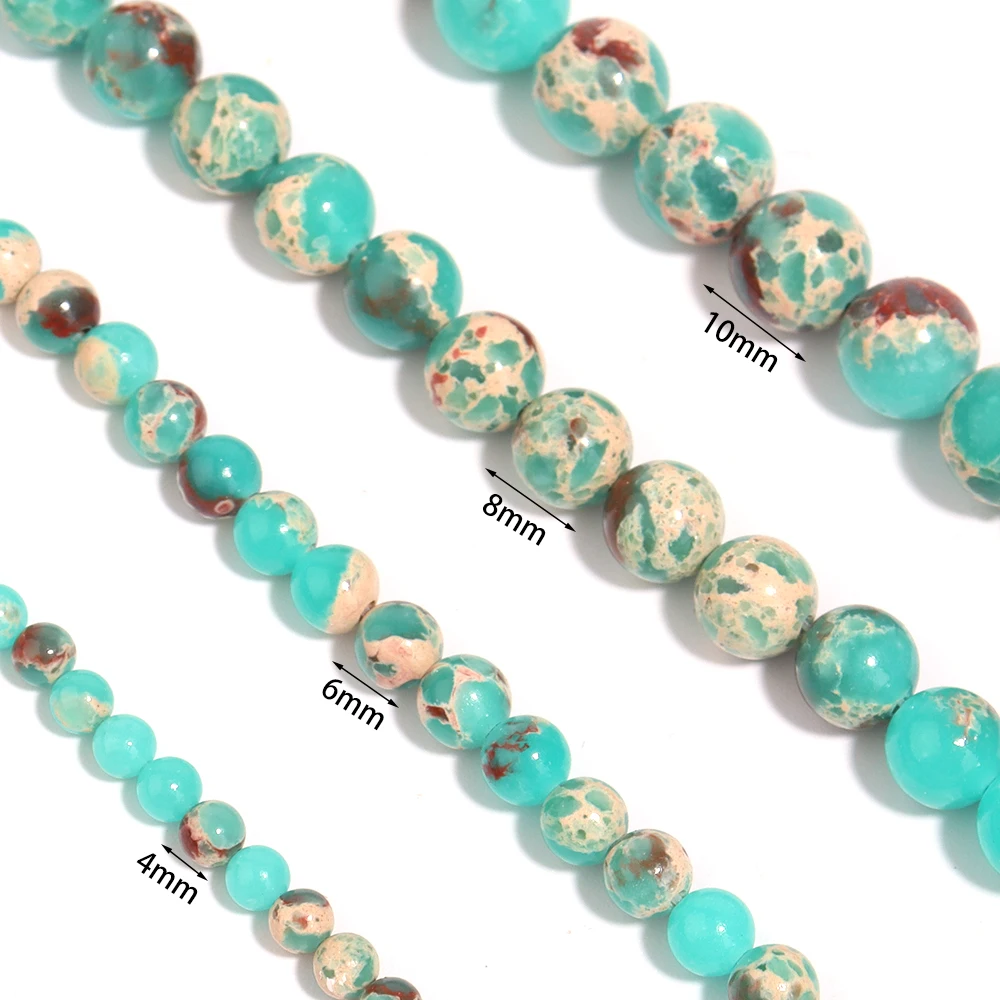 4/6/8/10/12mm Shoushan Stone Beads Round Natural Stone Loose Beads For Jewelry Making DIY Necklace Bracelet Accessories