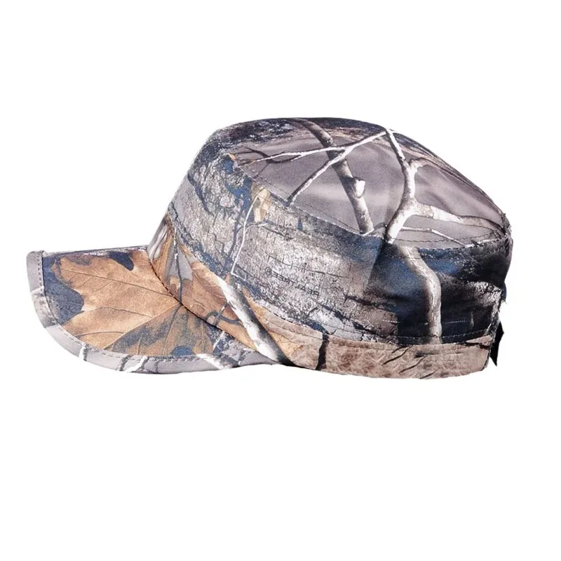 Outdoor camouflage hat Summer sun protection Fishing flat cap Hunting ride Summer baseball cap camouflage shade hat