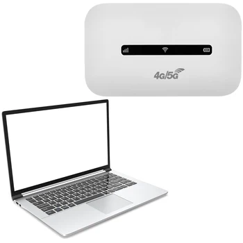 SIM 카드 슬롯 포켓 모바일 핫스팟 무선 인터넷 라우터, 4G LTE 휴대용 와이파이 핫스팟 지지대, 8-10 사용자 150Mbps 