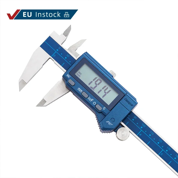 Dasqua 0-150mm High Accuracy Stainless Steel IP67 Oil Proof Electronic Digital Caliper With Large LCD Screen Measuring Tools