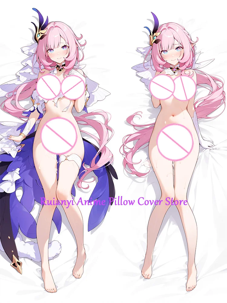 

Dakimakura Anime Pillow Cover Elysia Double Sided Print 2-Side Print Pillowcase Body Decoration