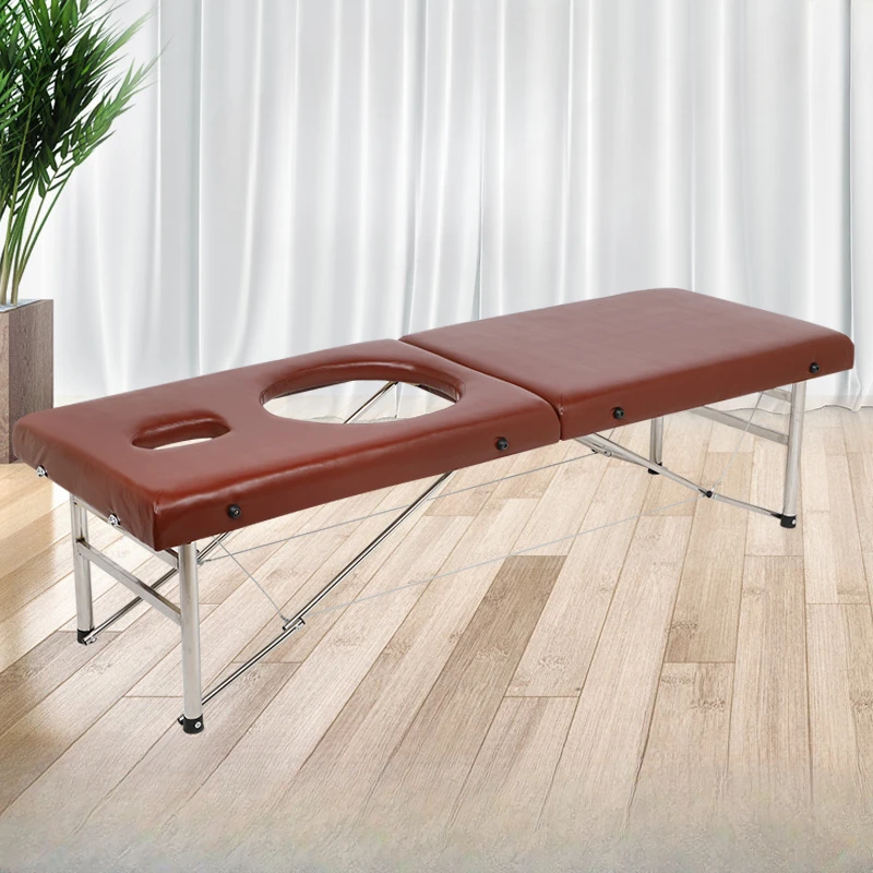 Cosmetology Portable Massage Bed Folding Professional Facial Cheap Massage Bed Chiropractic Maca Portatil Furniture CC50AMC