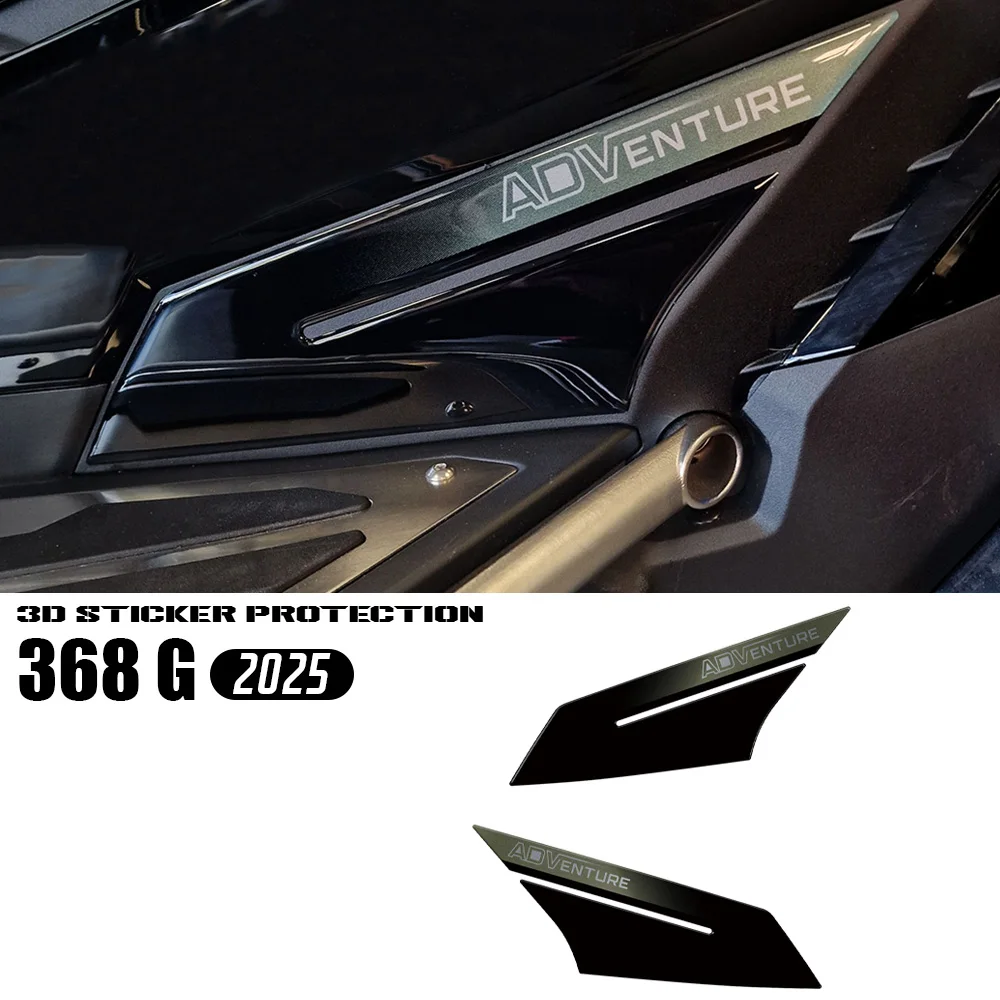 

For Zontes 368 G Sticker Motorcycle Front Pedal Protection 368g 2025 Accessories 3D Gel Sticker