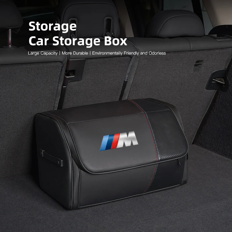 

Storage Box Carbon fiber Leather Foldable Car Trunk Organizer For BMW G30 G32 G01 G02 G05 G06 G07 G26 G23 G22 F40 F20 Wheel Hub
