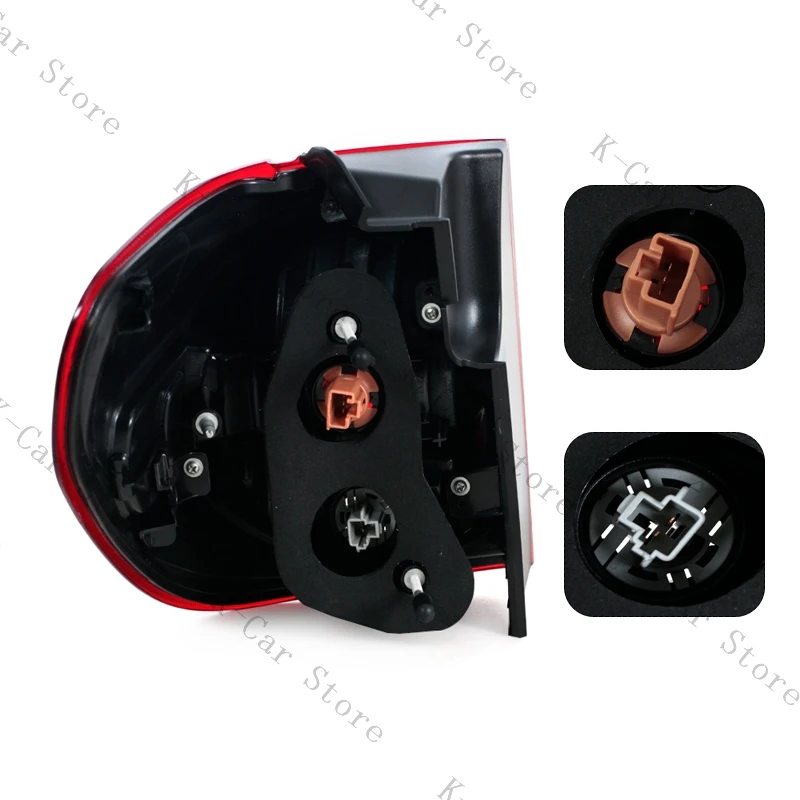 For Toyota Sequoia 2008-2017 Rear Bumper Tail Light Signal Lamp Warinig Brake Light Car Accessories 815600C080 815500C080