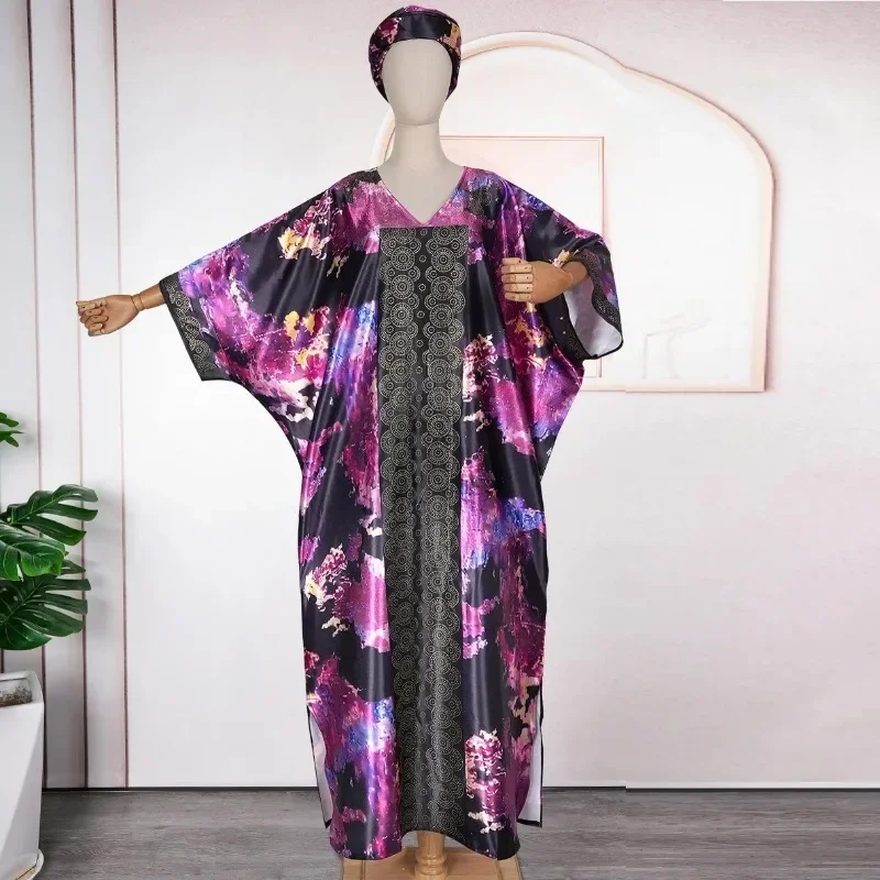 

Abayas для женщин, Дубайский Африканский мусульманский модный сарафан, Caftan Marocain, вечерние платья, атласная Блуза, халат Djellaba Femme 2025