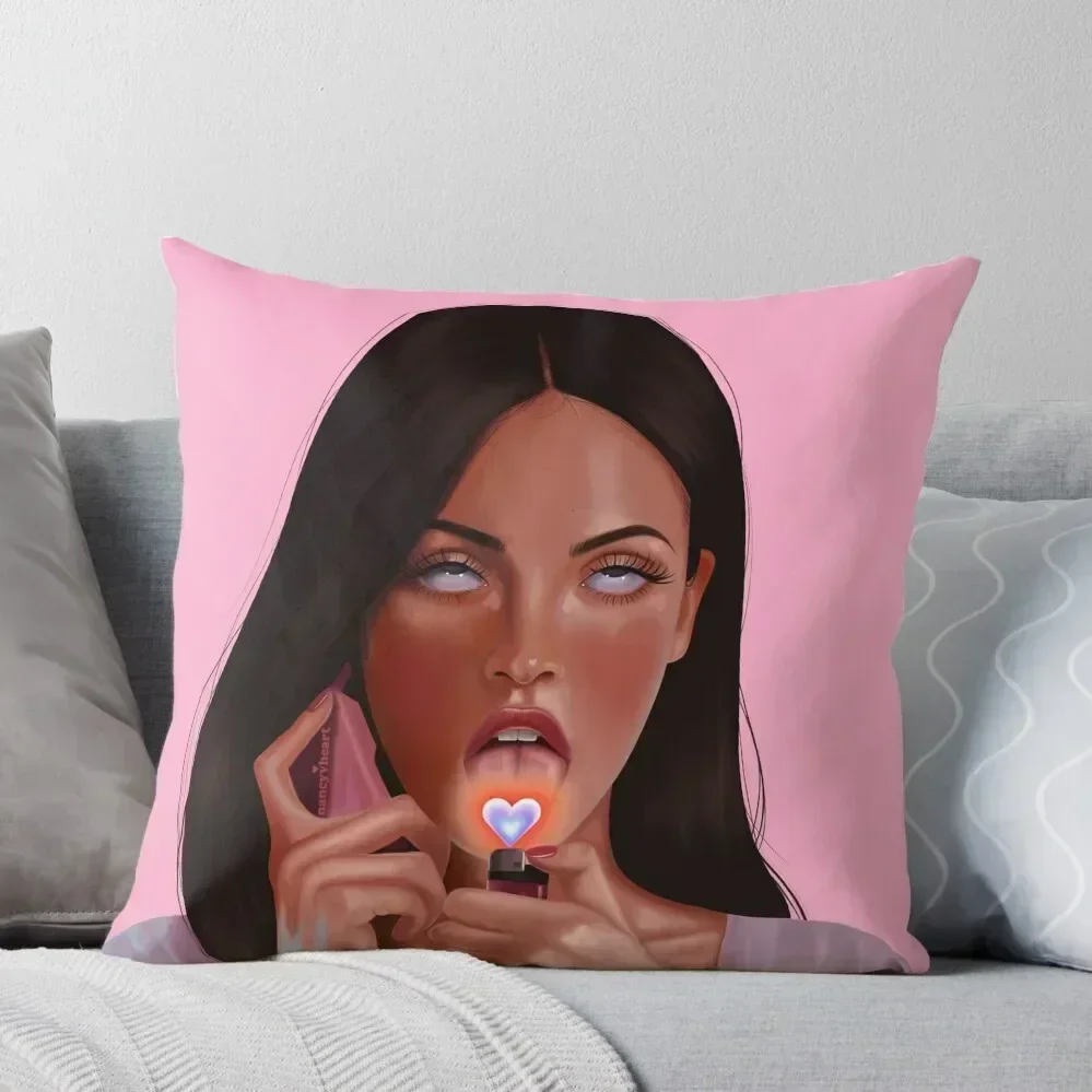 

Jennifer’s Body hearts Check Throw Pillow Decorative Cushions For Living Room Pillowcases Bed Cushions pillow