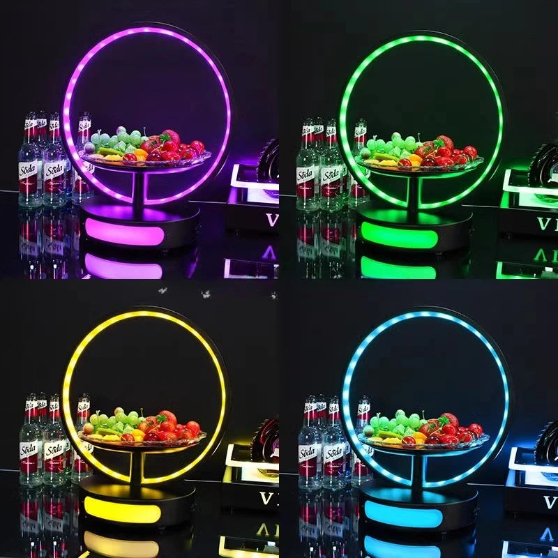 

Bar luminous fruit plate holder wrought iron electronic sound KTV special