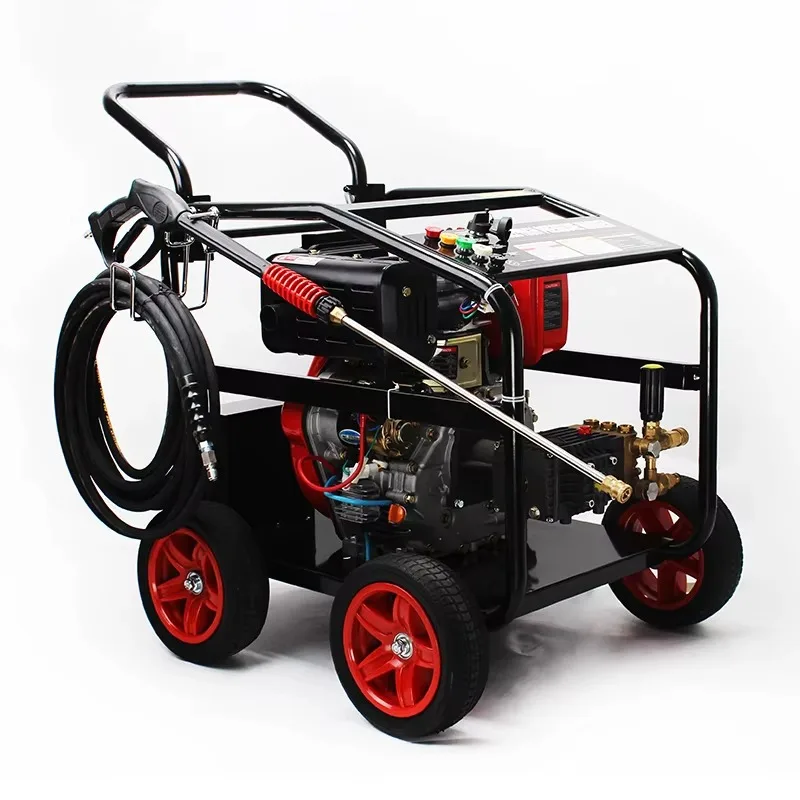 

Portable 10HP 20mpa 200bar Diesel High Pressure Cold Water Jet Cleaner