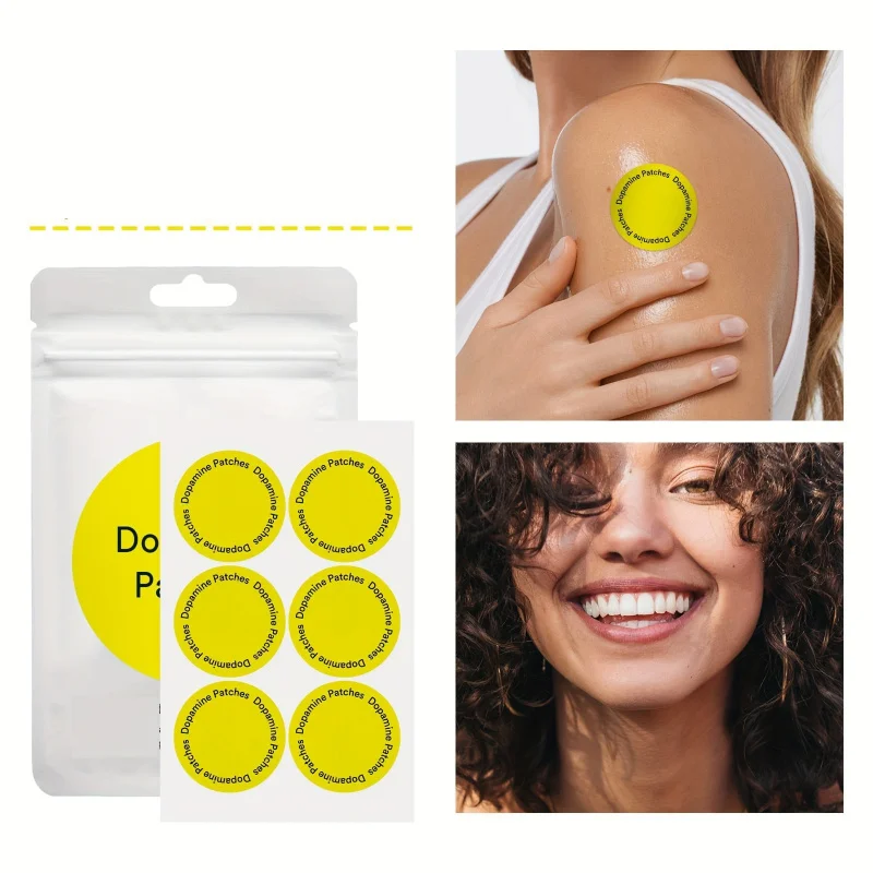 30 قطعة من رقع الدوبامين للمزاج الفوري والتركيز - معززات الدوبامين، التدفئة المحلية، العافية العقلية، الجسم الصديق للبيج