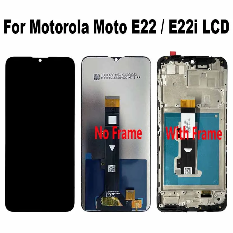 For Motorola Moto E22 XT2239-9 XT2239-10 LCD Display Touch Screen Digitizer Assembly For Moto E22i XT2239-17 XT2239-18 XT2239-20