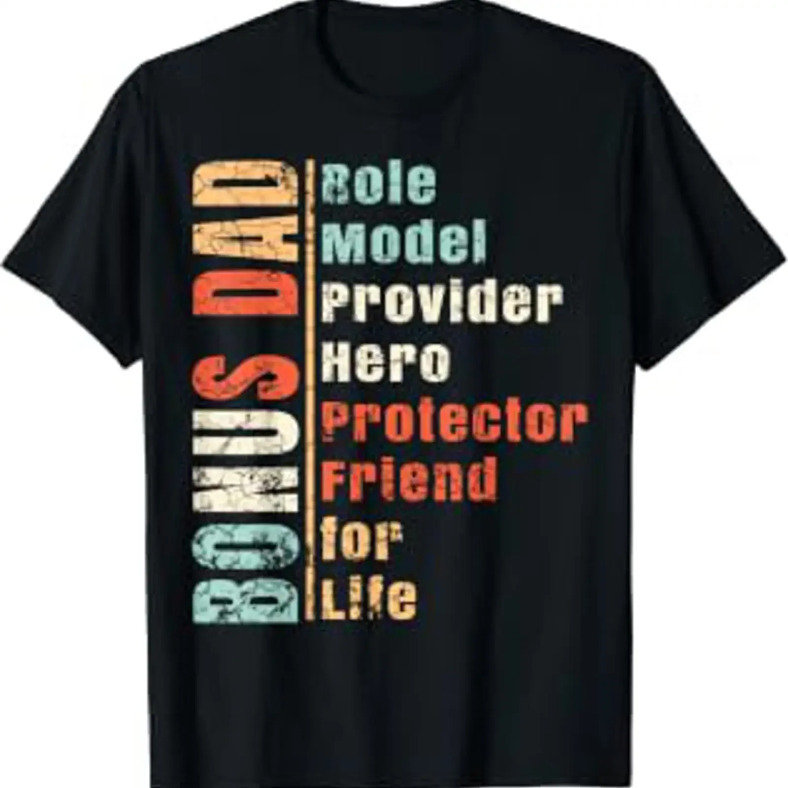 Step Dad T Shirt Best Bonus Ever For Stepdad vintage Washed Slightly Unisex Stretched Breathable fashion streetwear Stylish