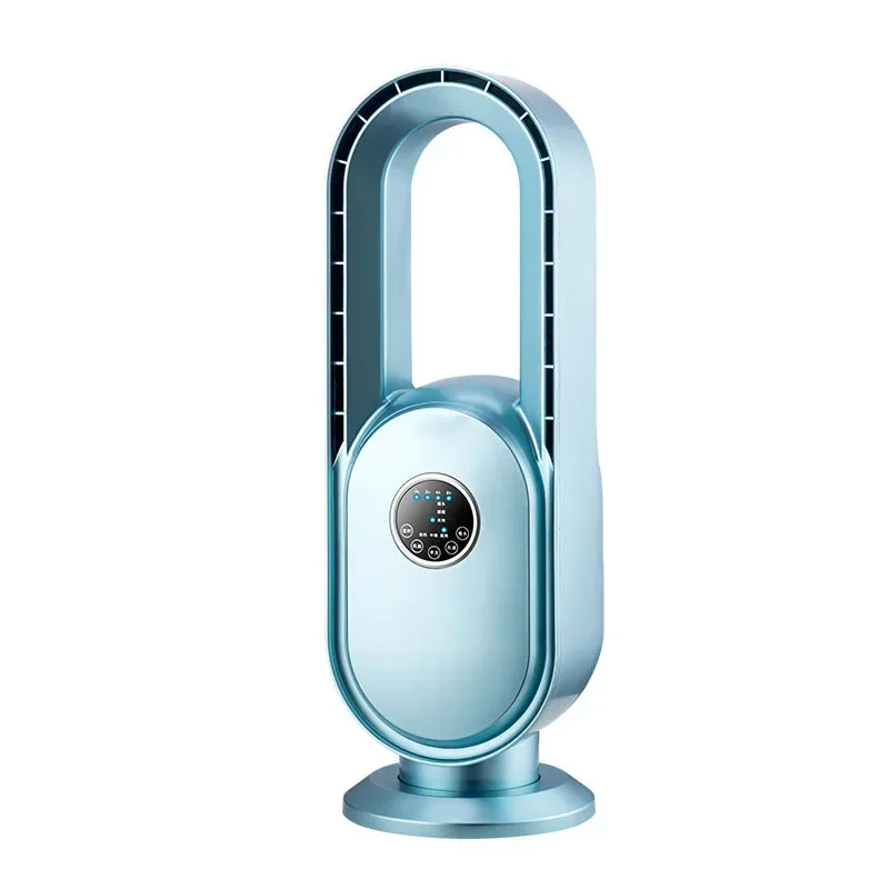 Electric Fan Bladeless Fan Air Conditioner Tower Silent Home Fan 220V/45W Cooler Negative Ions Safety Circulating Shaking Head