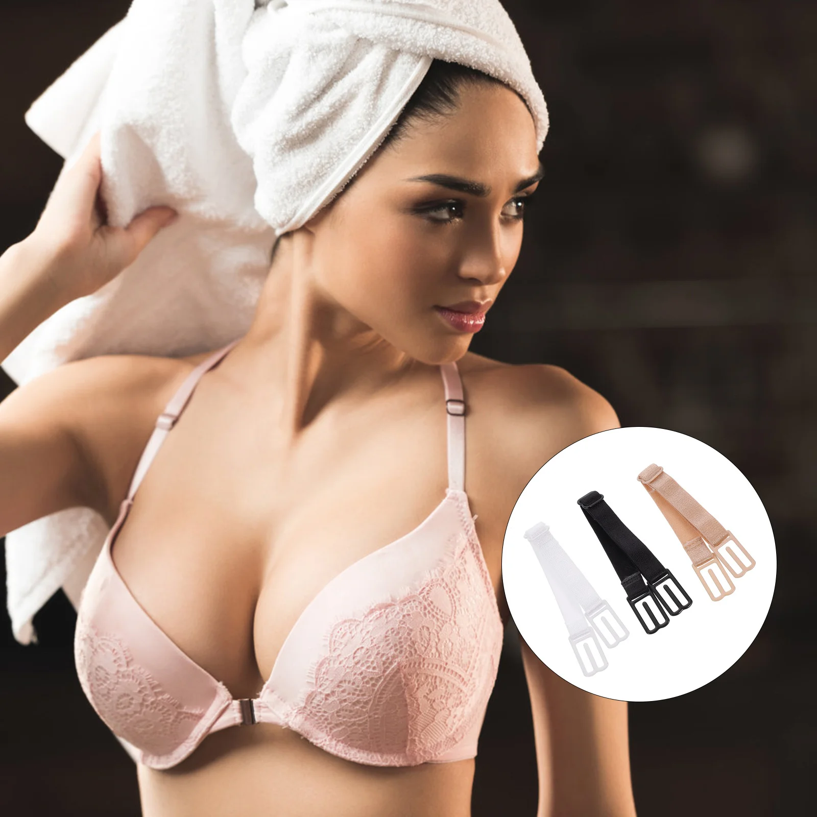 12 قطعة من ملحقات حزام الصدرية المرنة القابلة للتعديل للنساء، موسع حمالة الصدر لملحقات الملابس الداخلية المريحة لتخفيف التنفس