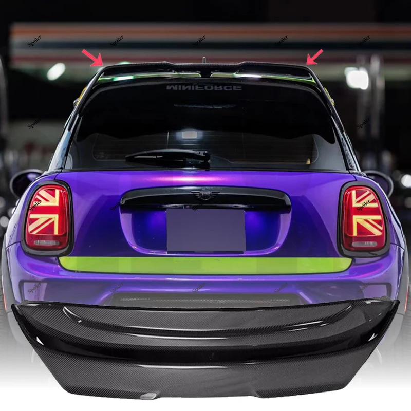 

Suitable for BMW MINI COOPER F56 F55 modified with high-quality carbon fiber trunk spoiler 2014-2020