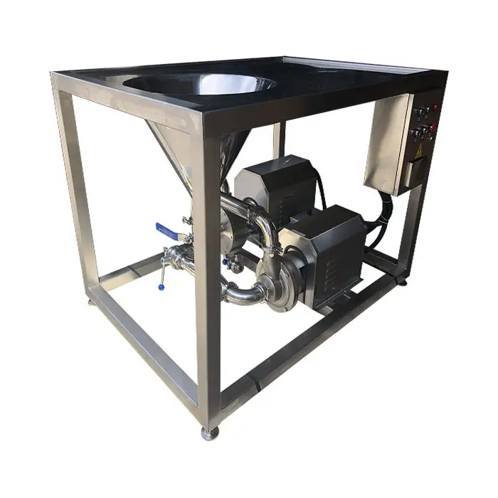 2026 Stainless Steel 304 316L High Effective Emulsifying Dosing Machine Sanitary In-line Homogenizer Mixer for Liquid Juice Pump