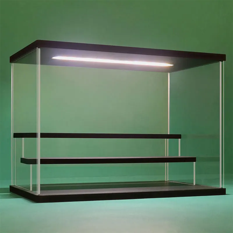 Original Collection Light Emitting Diode Light Figure Transparent Wall Model Box Bracket Acrylic Toy Car Display Cabinet