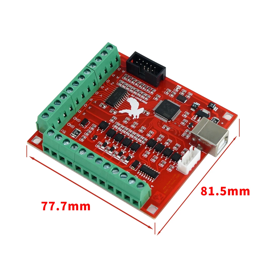 Breakout board CNC USB MACH3 4-AXIS Controller Card Support Stepper and Servo Motor 100Khz With USB Cable Software Hard Drive