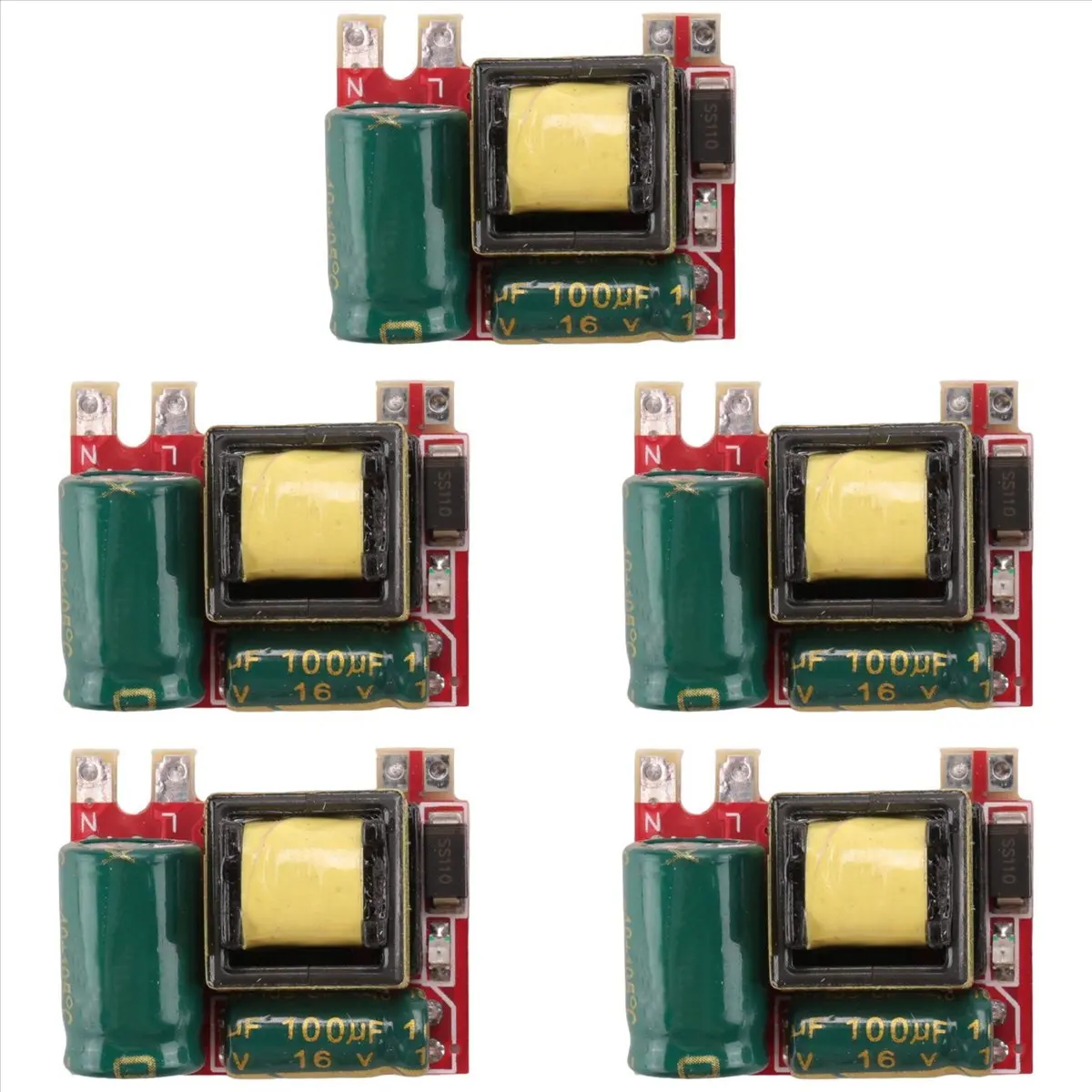 L77A 5PCS 12V 300MA Isolated Switching Power Module AC-DC Step-Down Module 220V 110V To 12V