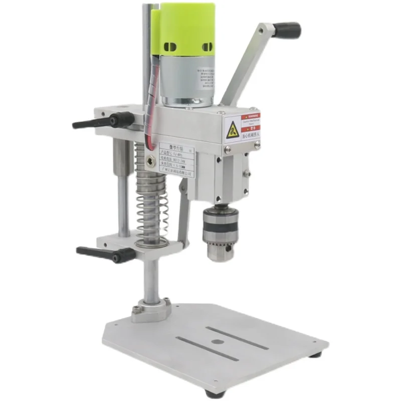 Mini Desktop Drill Press | 895/997 Motor DC Power | Silent Drilling for Home & Glass Bottle Cutting