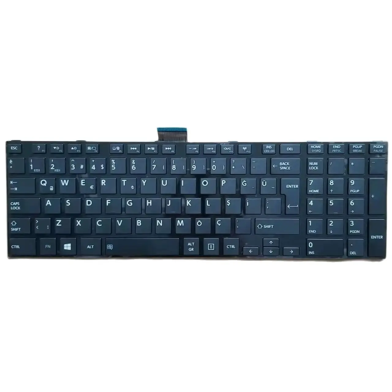 New TR Turkish Keyboard For Toshiba Satellite S50 S55  S50d S50-a S50d-a S50t s50t-a Black MP-11B56TQ-528A