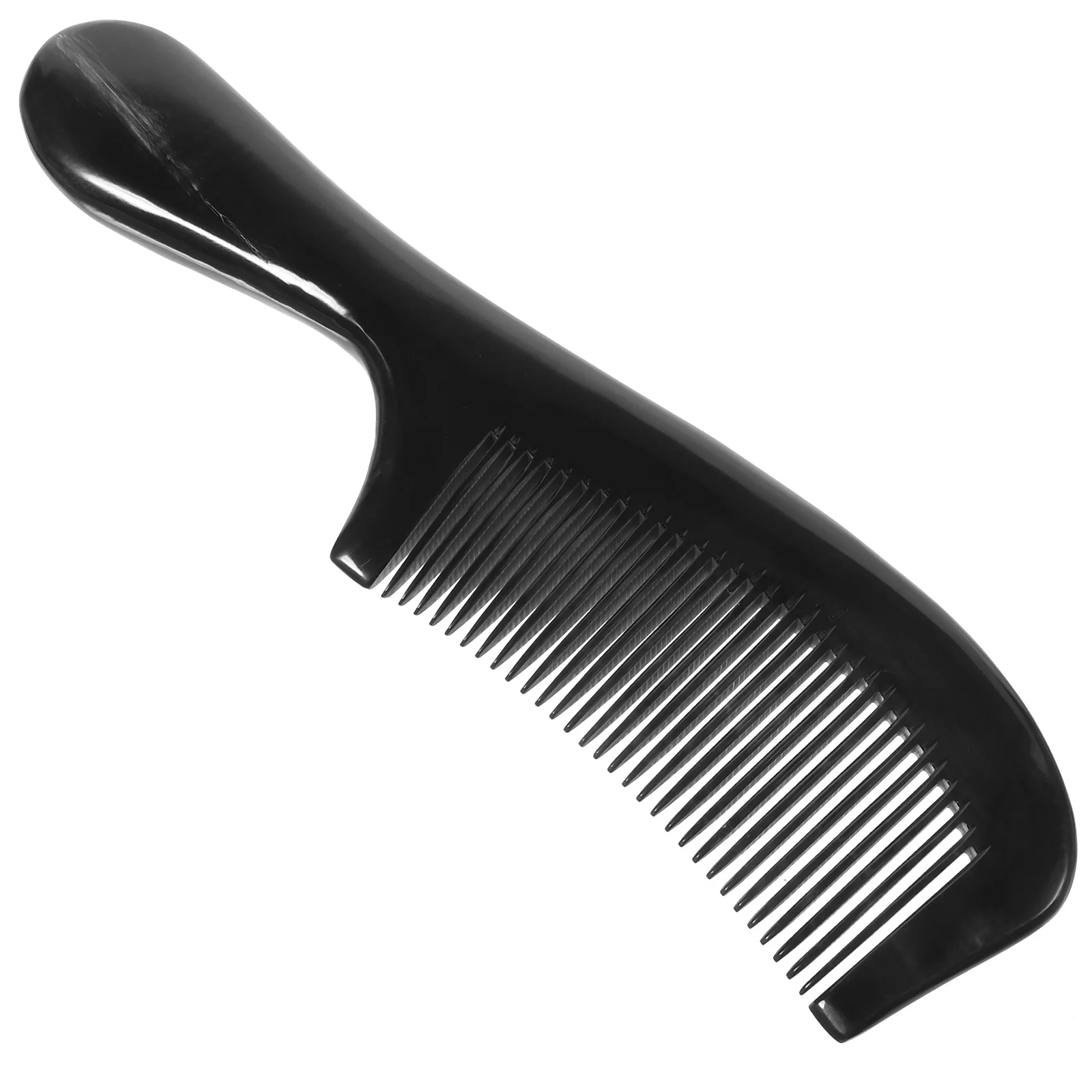 

Black Buffalo Horn Comb Combs for Men Ox Massage Horns Home Scraping Hair Man and Women